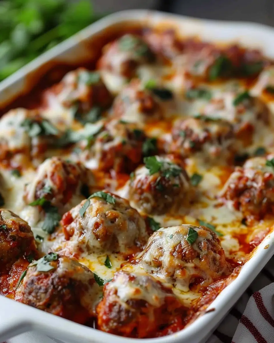 Dump-and-Bake Meatball Casserole: Easy Comfort Food Delight