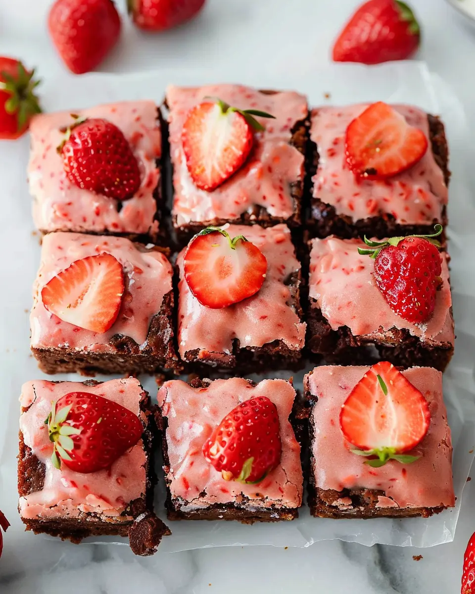 Strawberry Brownies Recipe: Indulgent Treats for Sweet Cravings