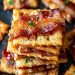 Savory Christmas Bacon Crackers