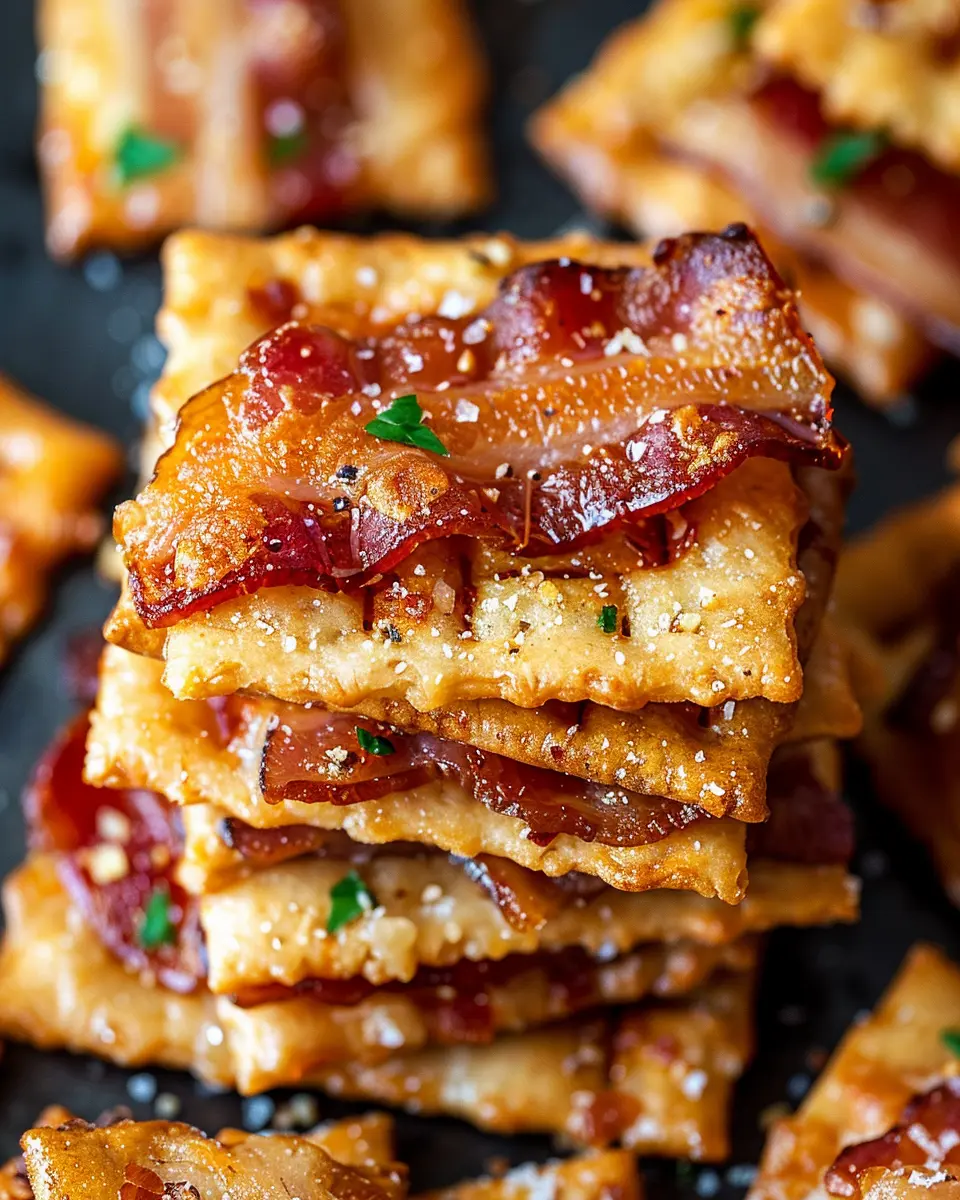 Savory Christmas Bacon Crackers: Easy Turkey Bacon Delight