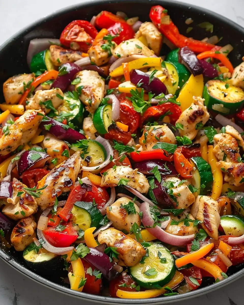 Mediterranean Chicken Stir Fry Recipe: Easy &amp; Flavor-Packed Delight