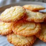 3 Ingredient Butter Cookies (No Eggs)