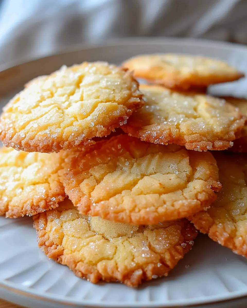 3 Ingredient Butter Cookies: Easy, Egg-Free Delight in Minutes