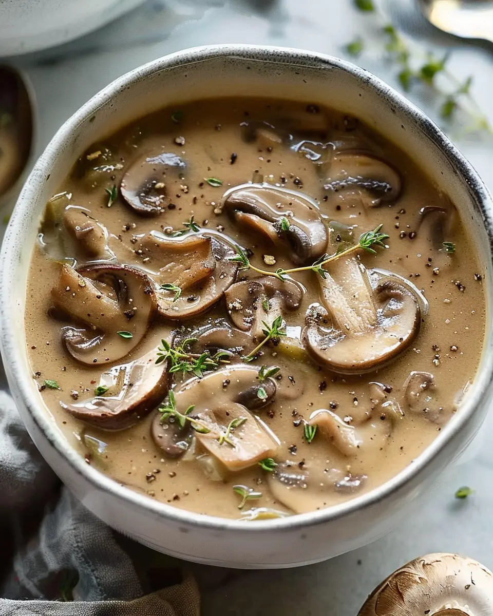 Slow Cooker Mushroom Soup: A Heartwarming Sherry Delight