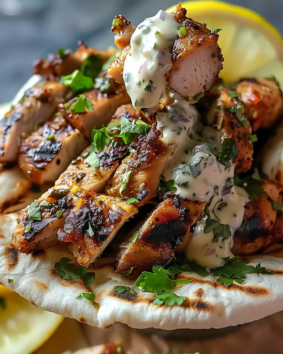 Chicken Shawarma Recipe: Juicy Flavor with Garlic Sauce Delight