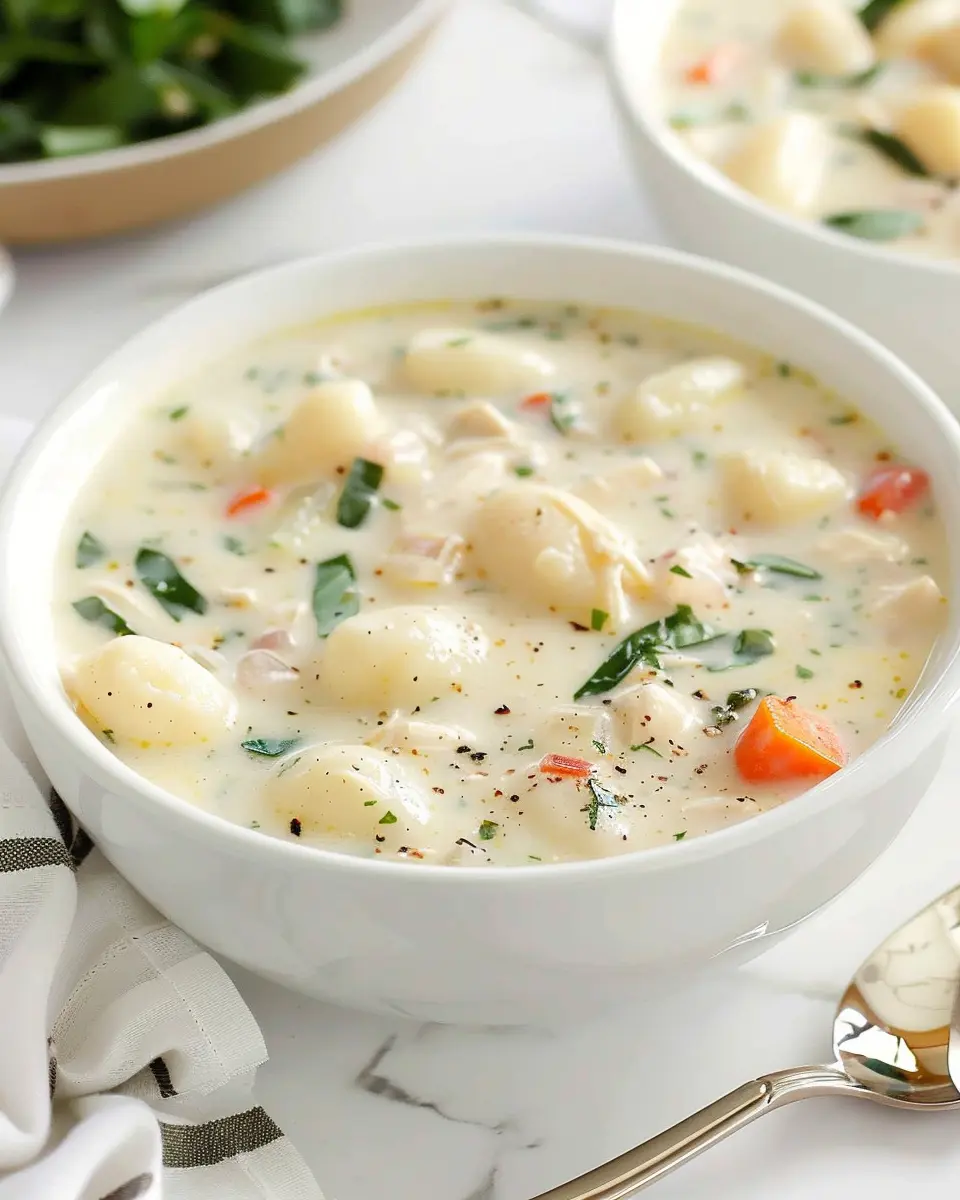 Olive Garden Chicken Gnocchi Soup Easy Copycat Recipe Delight