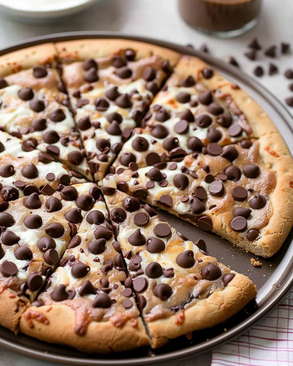 Chocolate Chip Cookie Pizza: The Best Indulgent Dessert Recipe
