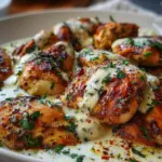 Turkish Chicken with Creamy White Sauce