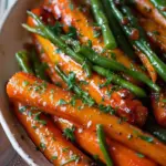 Honey Glazed Carrots & Green Beans