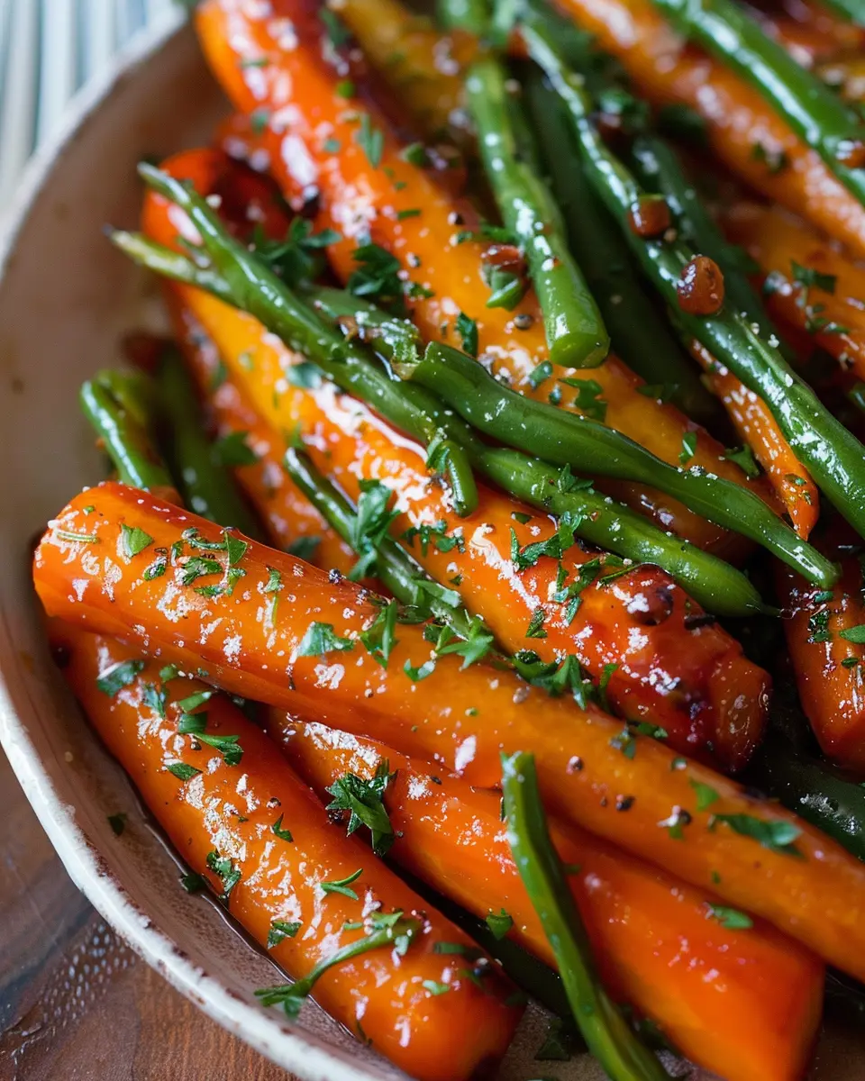 Honey Glazed Carrots Green Beans: The Easy Best Side Dish