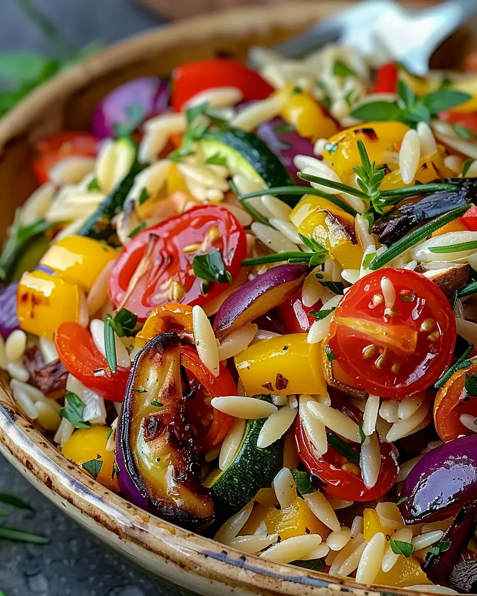 Roasted Vegetable Orzo: A Deliciously Easy Comfort Dish