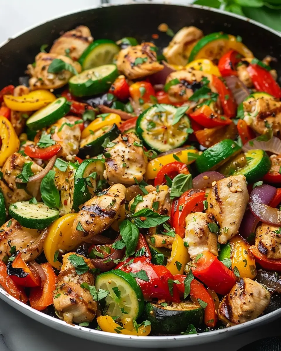 Mediterranean Chicken Stir Fry Recipe: Easy, Healthy &amp; Flavorful