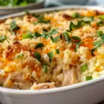 Healthy Chicken Cauliflower Rice Casserole