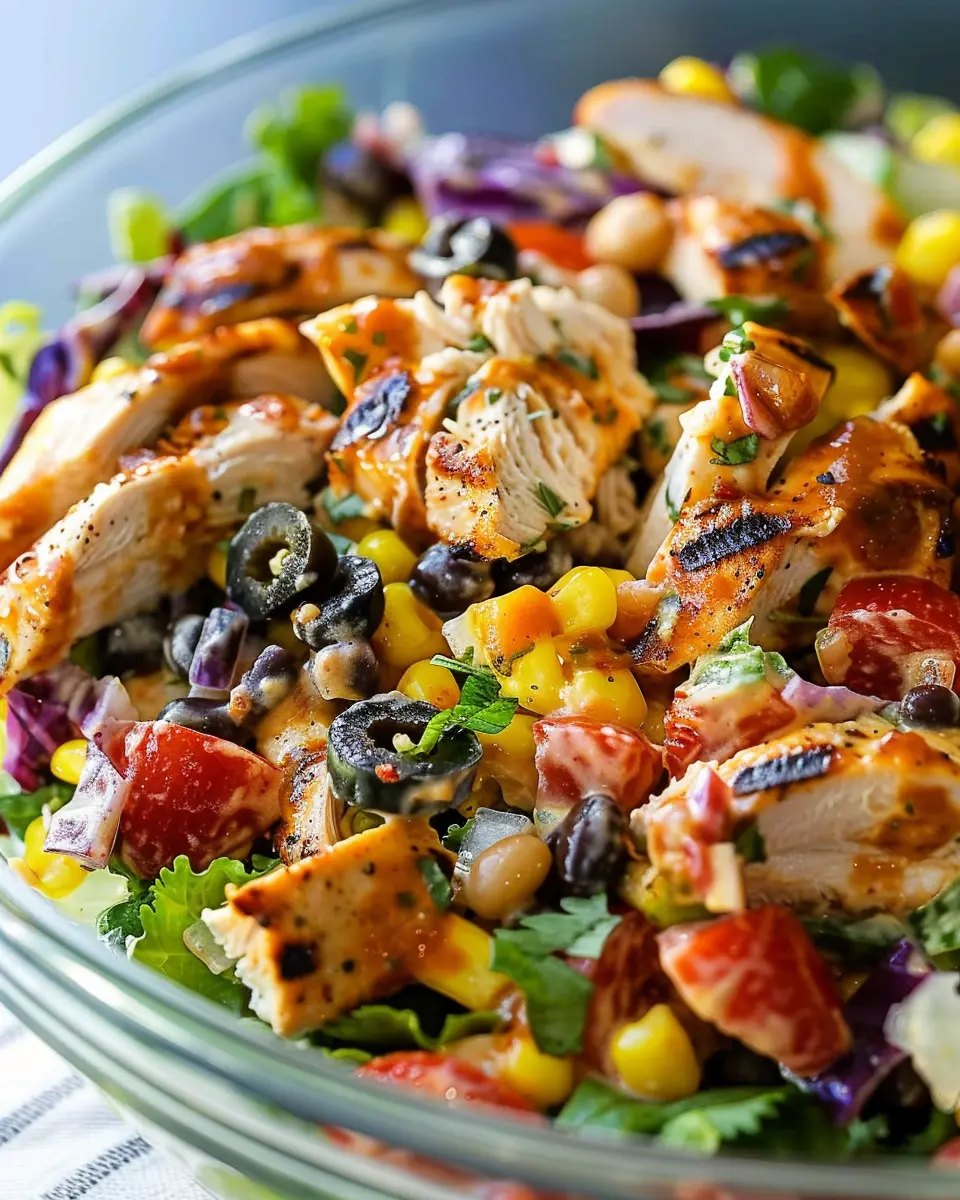 Zesty Southwest Chicken Salad with Turkey Bacon for a Fresh Twist
