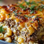 Mac and Cheese Meatloaf Casserole