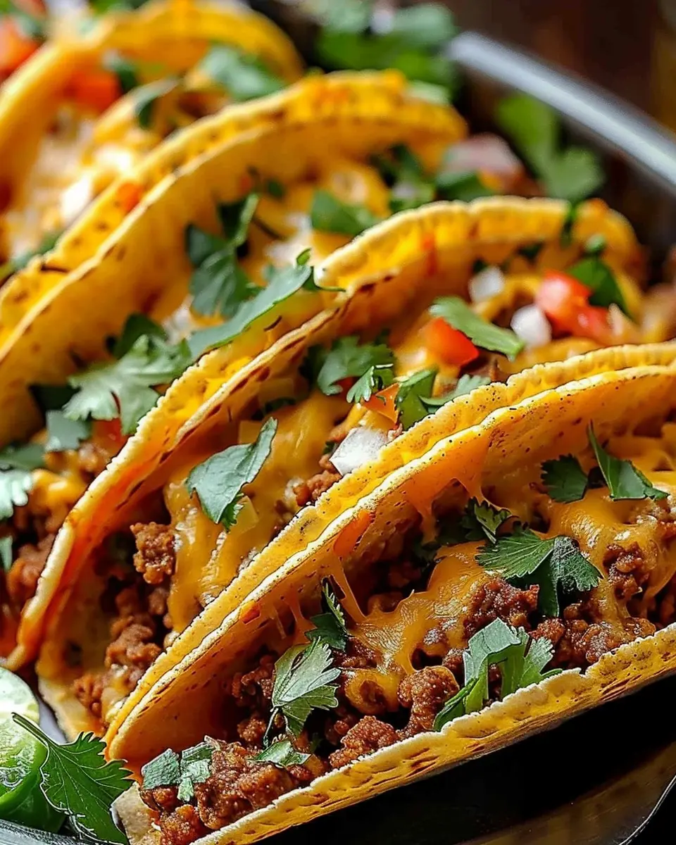 Oven-Baked Cheesy Tacos: The Best Turkey Bacon &amp; Chicken Ham Recipe