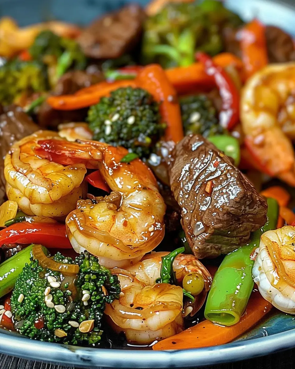 Steak and Shrimp Stir Fry: A Quick and Juicy Dinner Delight