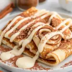 Cinnamon Roll Protein Crepes