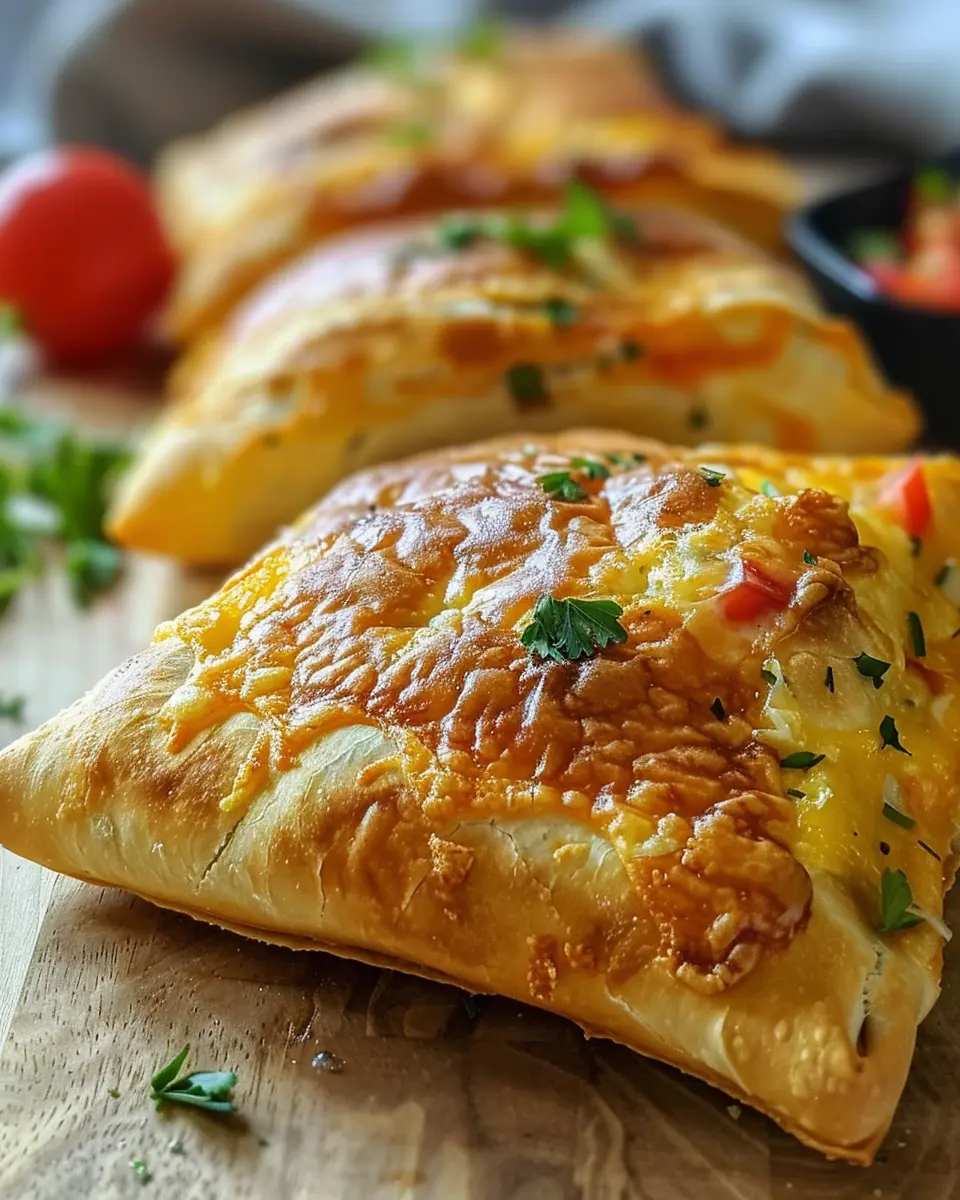 Easy Sourdough Discard Breakfast Pockets Recipe with Turkey Bacon