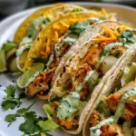 Dill Pickle Ranch Smash Chicken Tacos