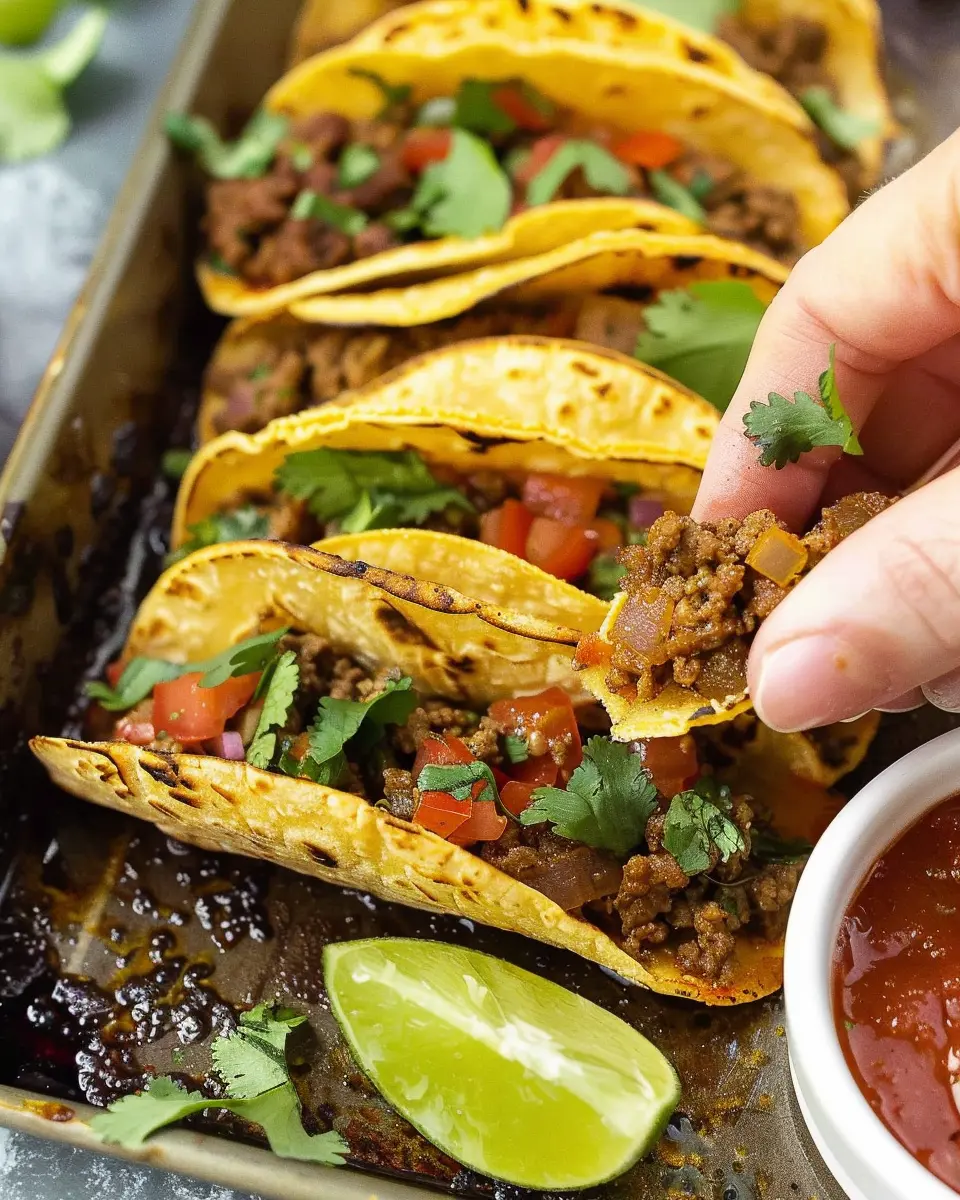 Crispy Ground Beef Tacos: Easy &amp; Delicious Weeknight Treat