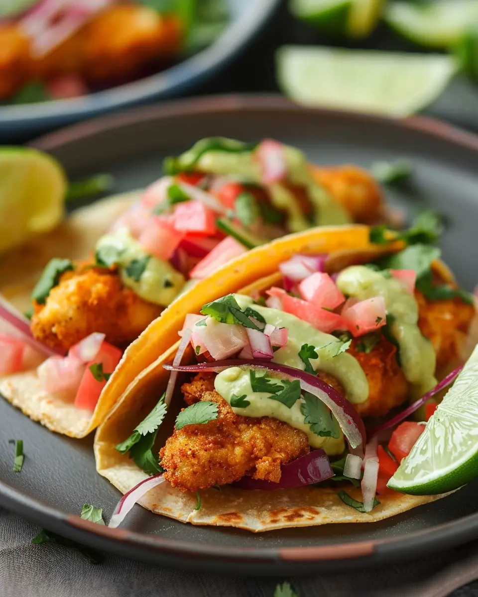 Crispy Chicken Tacos: Indulgent Homemade Delight for Every Bite