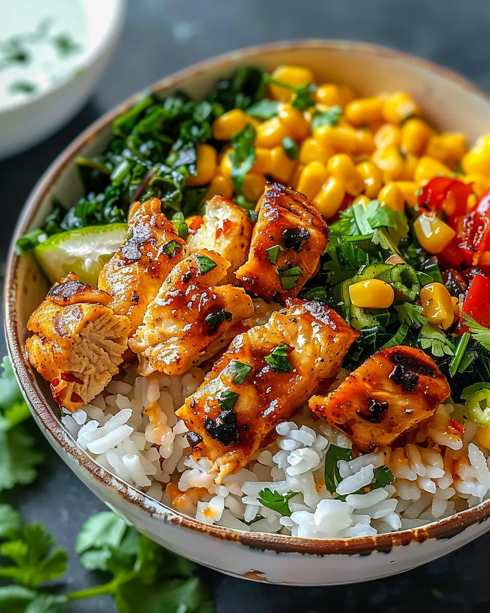 Street Corn Chicken Rice Bowl: A Savory, Easy Delight at Home