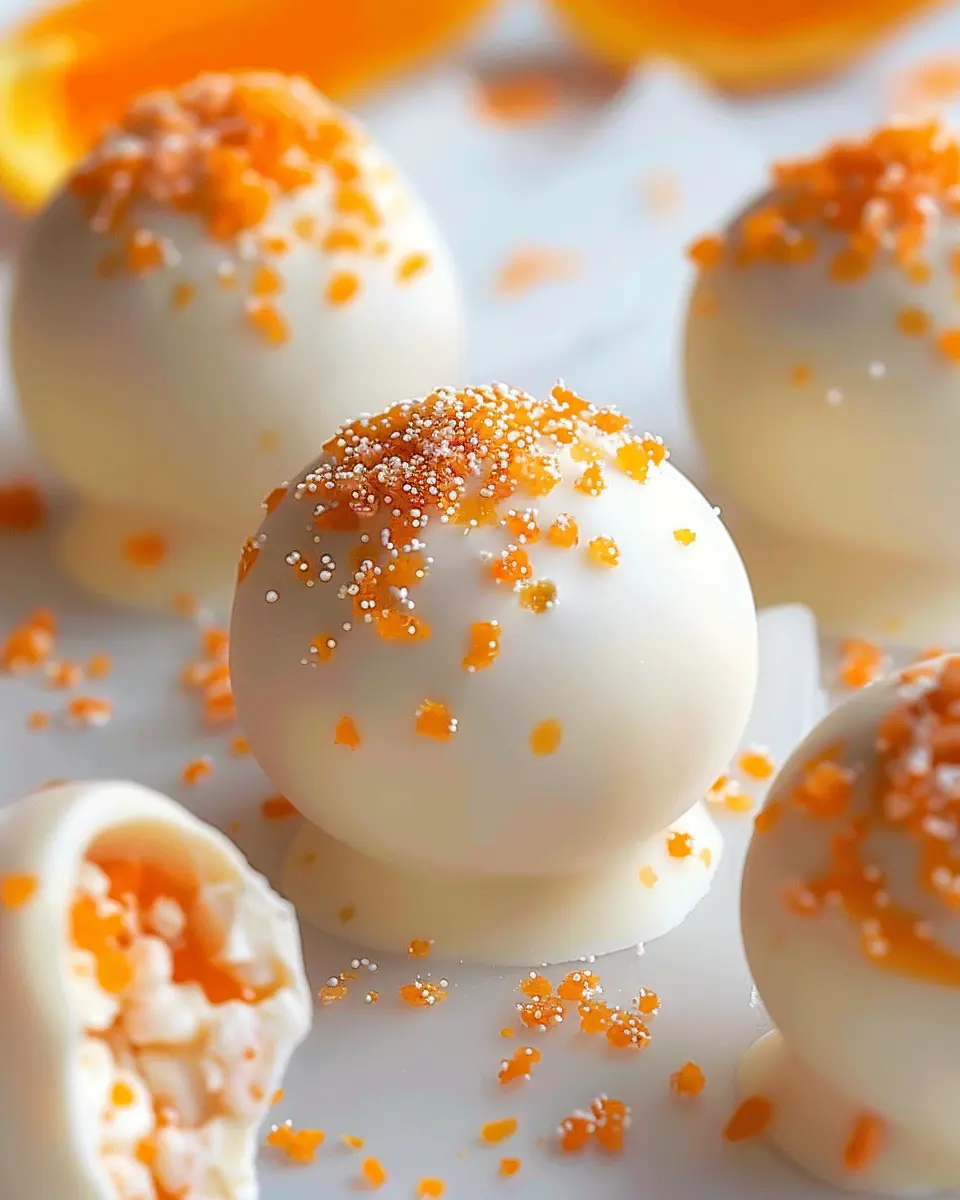 Orange Creamsicle Truffles: Indulgent Treats to Satisfy Cravings