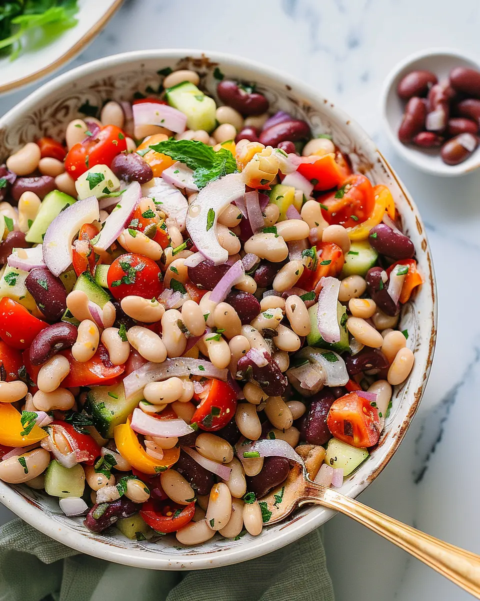 Italian Grinder Bean Salad: A Fresh Twist with Turkey Bacon