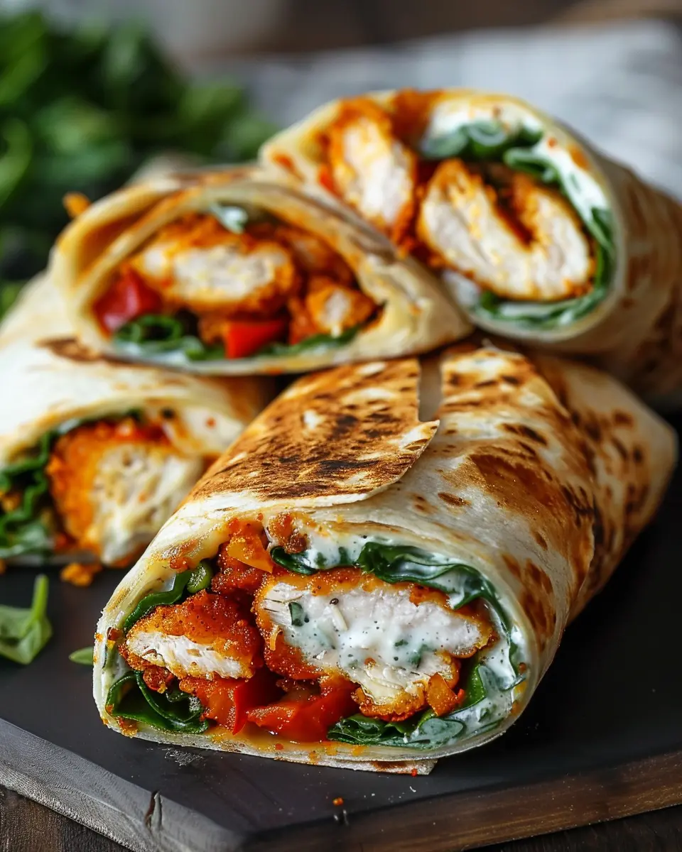 Crunchy Crispy Air Fryer Chicken Mozzarella Wraps You’ll Love