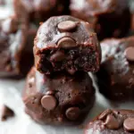 3-Ingredient No Bake Brownie Bites